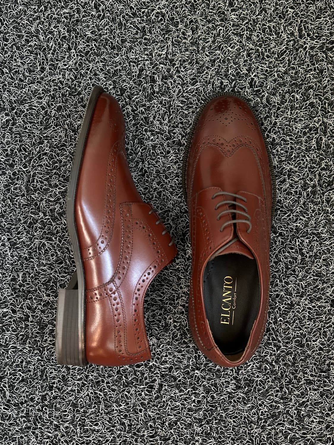 엘칸토 남성 브라운 수제화 260mm 상품이미지2