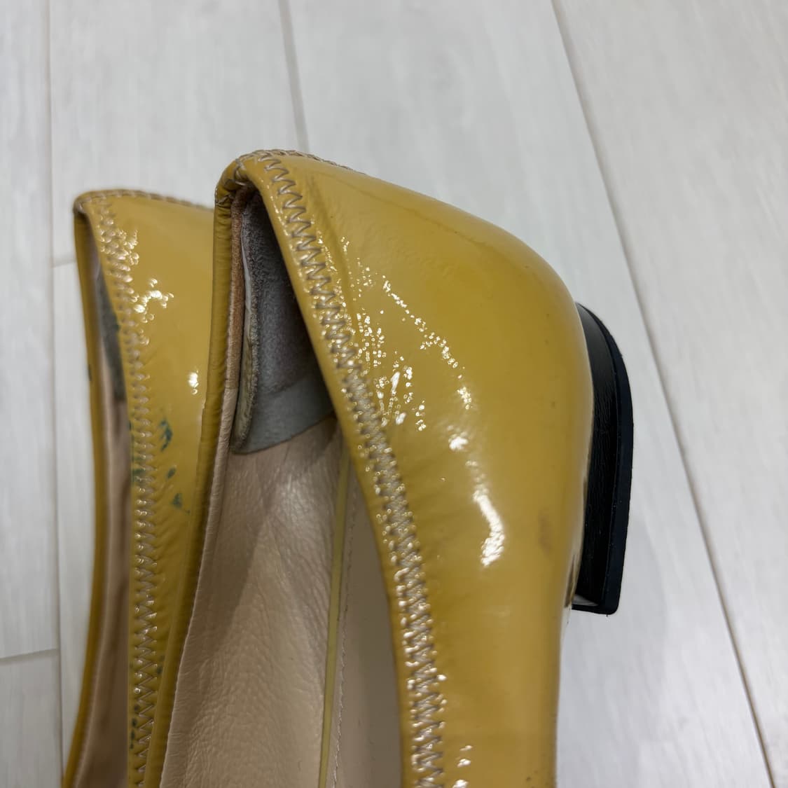 프라다 옐로우 슈즈 상품이미지7