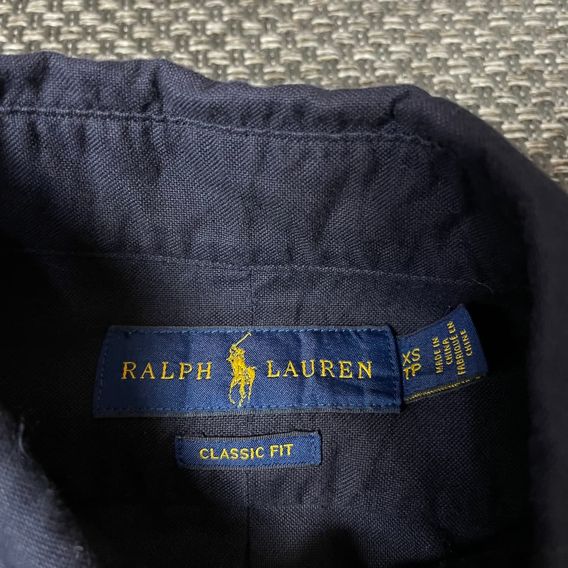폴로 랄프로렌 레드포니 네이비 긴팔 셔츠 클래식핏 XS 상품이미지4