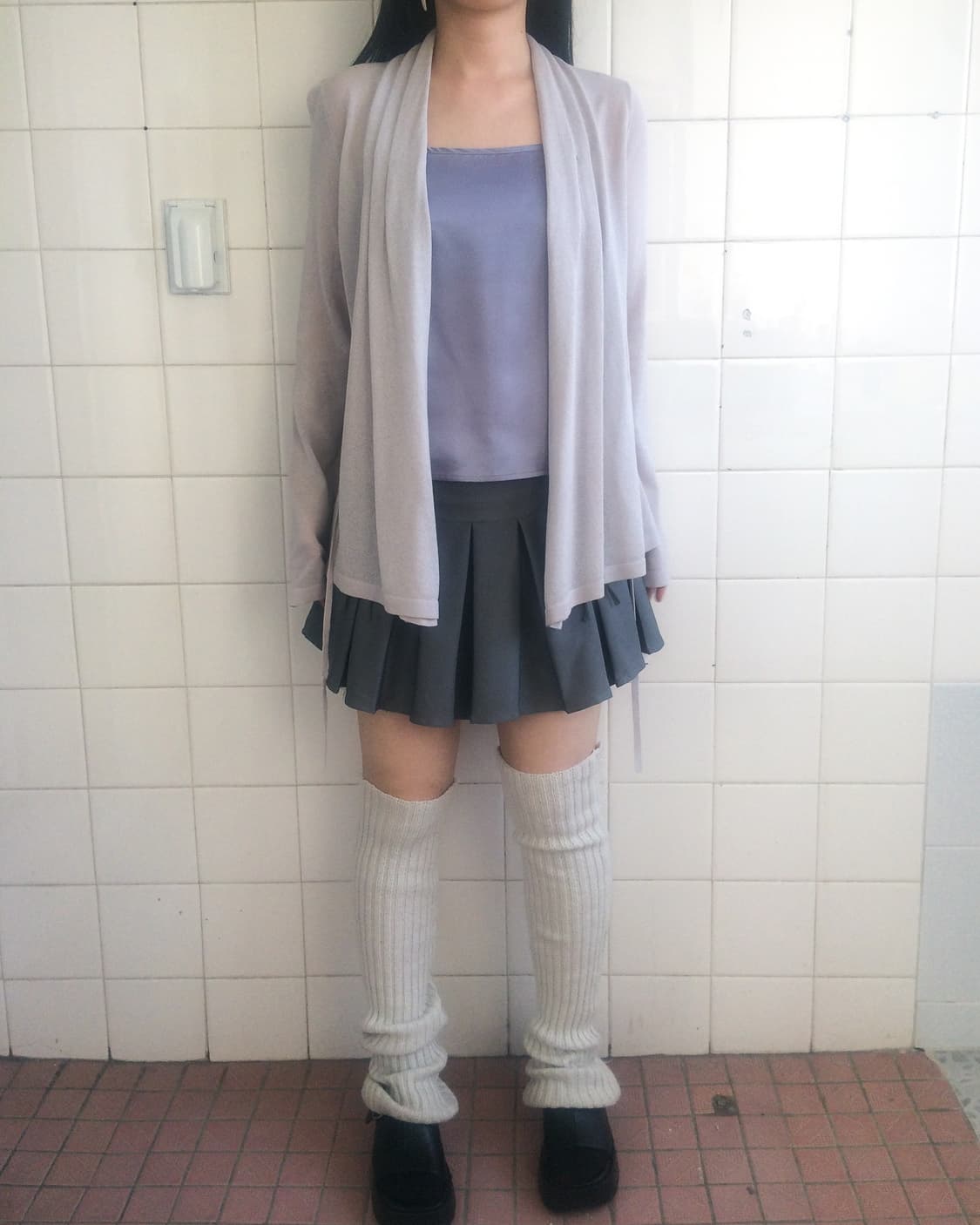Drape tied cardigan 상품이미지6