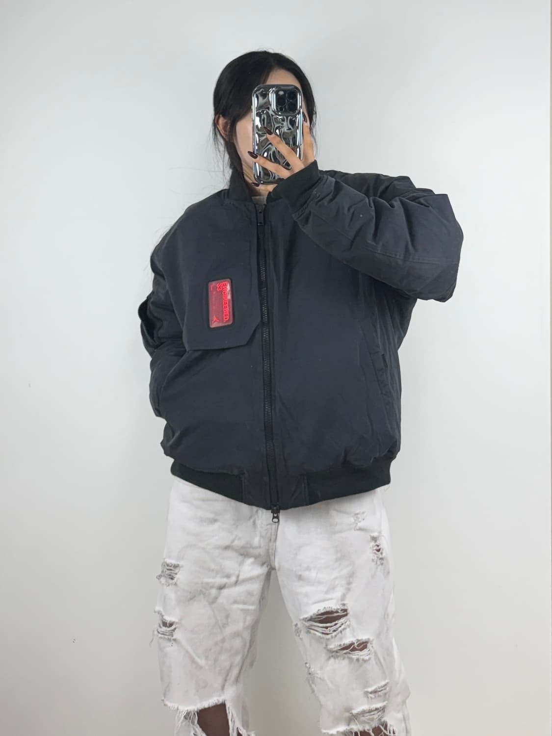 조던 엔지니어드 MA-1 다운 자켓 E205 상품이미지1