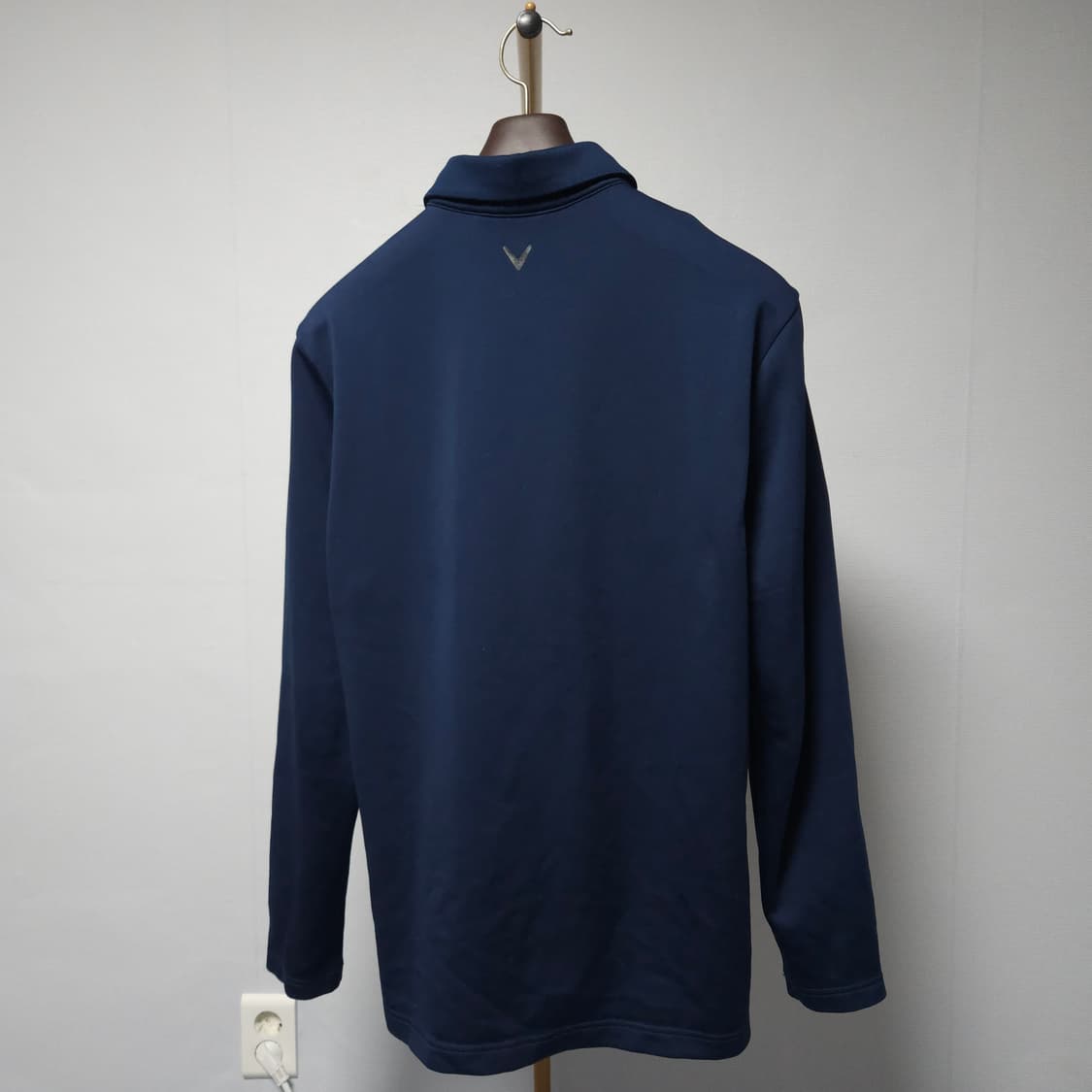 100 ) 캘러웨이 남성 네이비 긴팔 폴로 티셔츠 카라티 상품이미지3