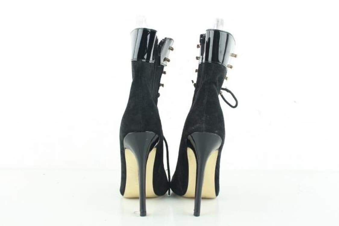 Versace 애나멜 스웨이드 투톤 힐 상품이미지6