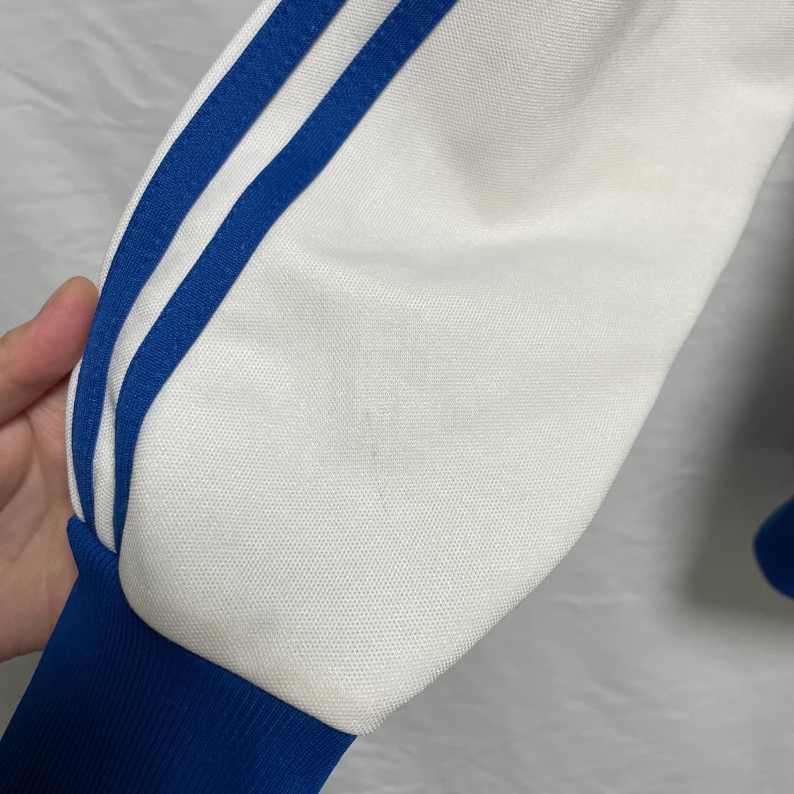 아디다스 화이트+블루 져지 상품이미지4