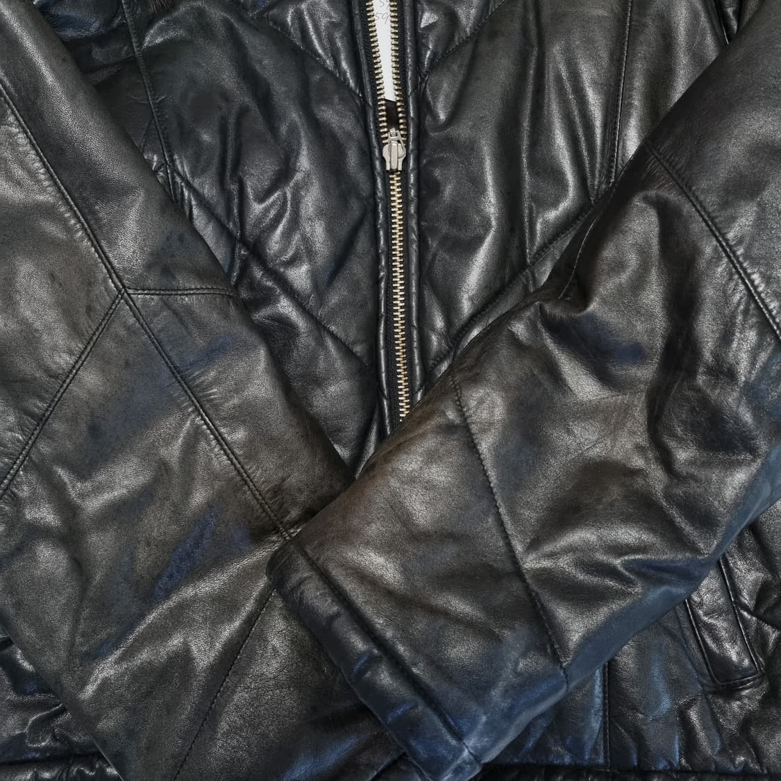1990s 톰보이 N2B 레더자켓  상품이미지6