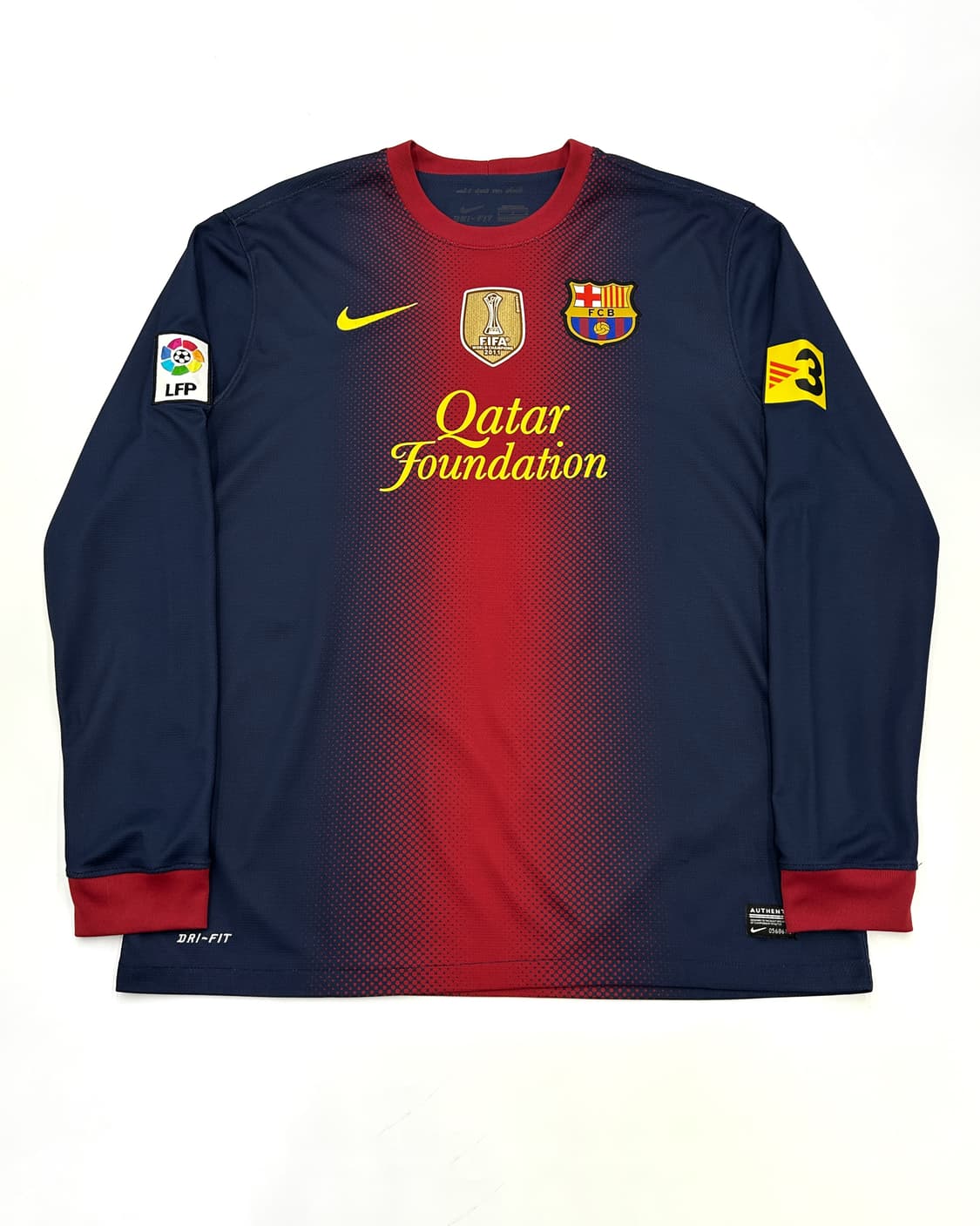 나이키 12-13 바르셀로나 홈 긴팔 리그킷 리오넬 메시 상품이미지3