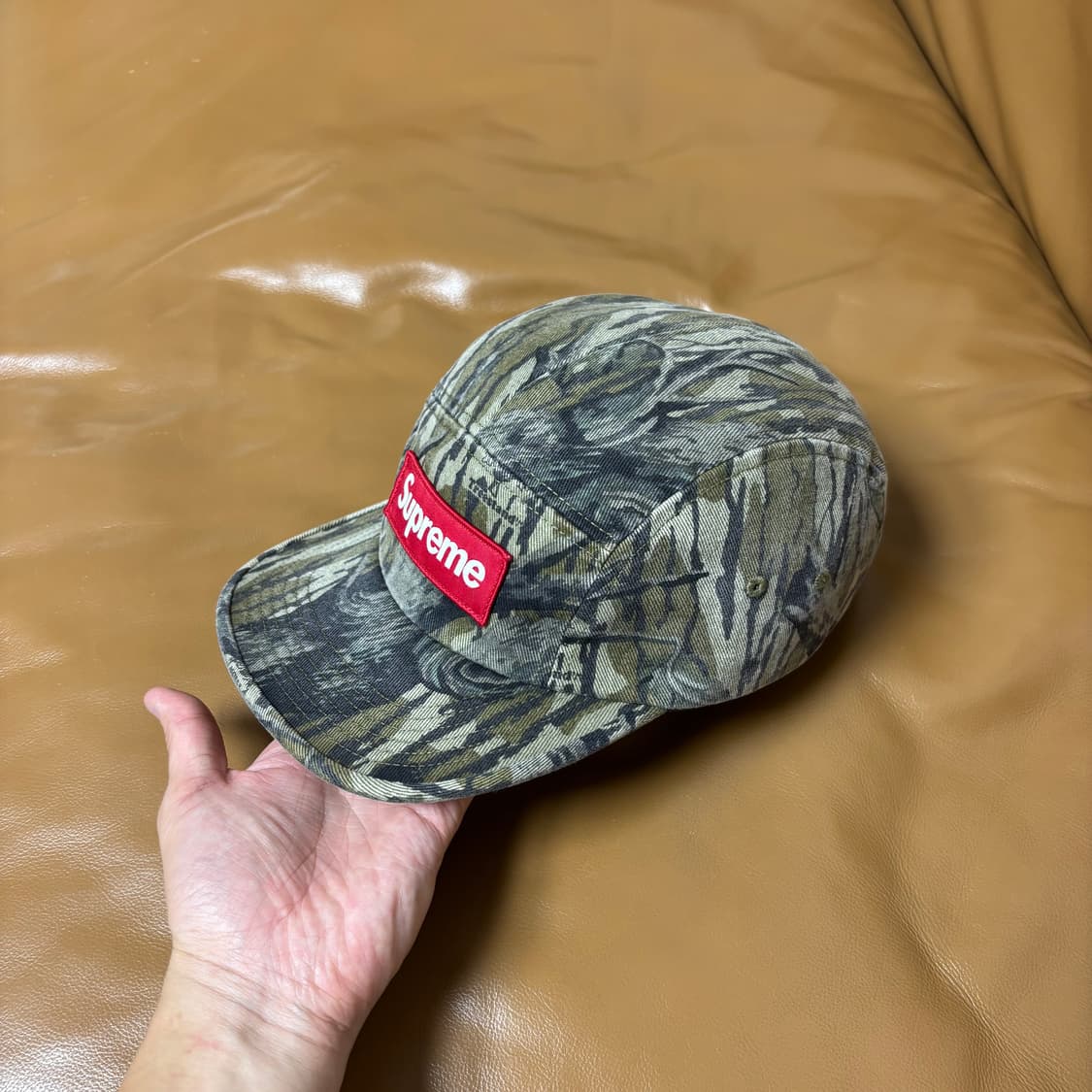 Supreme 슈프림 밀리터리 오크 카모 캠프캡 모자 (Oak Camo) 상품이미지4