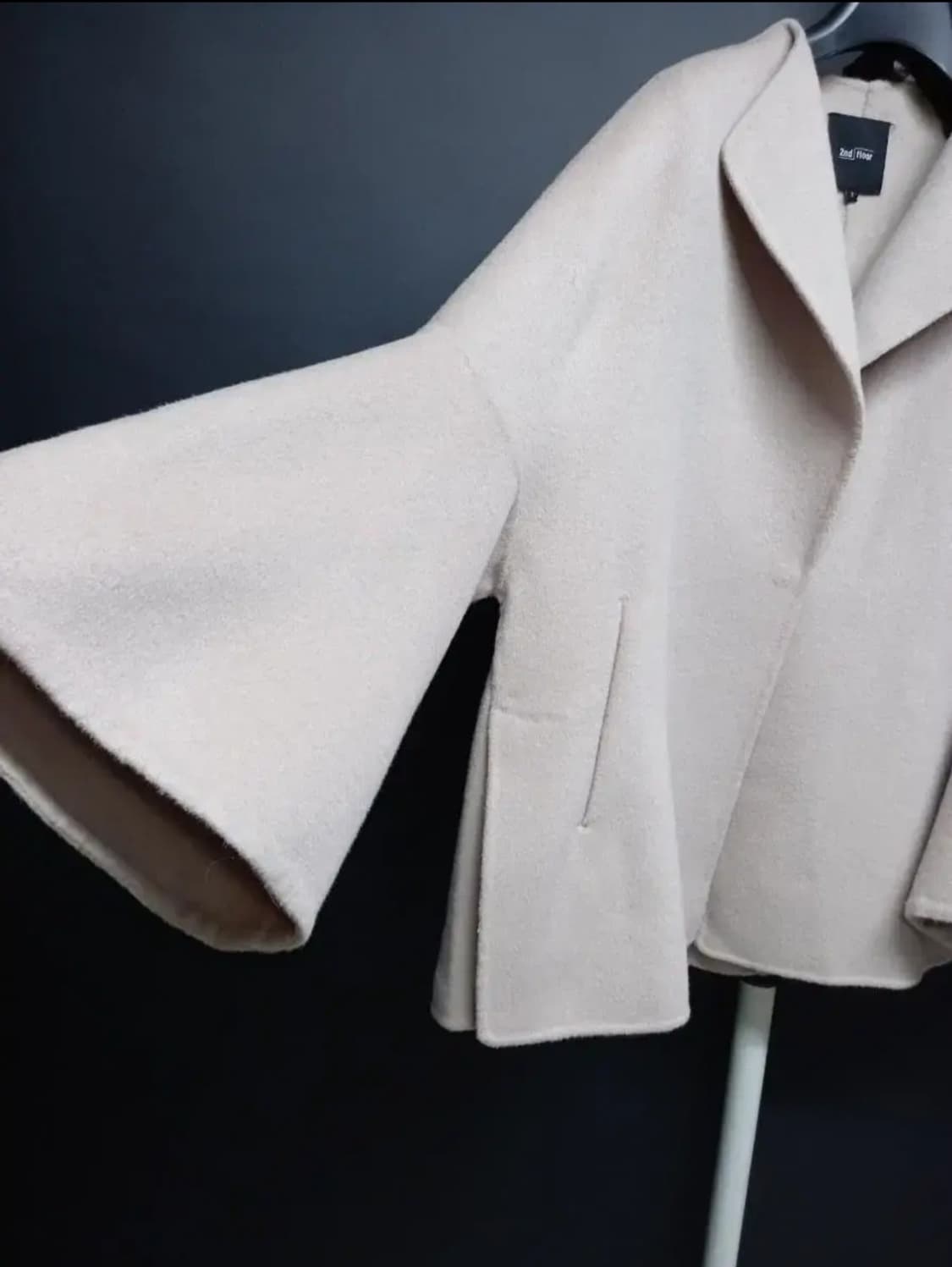 새 세컨플로어 핸드메이드 광폭 하프 코트 55-88 상품이미지4