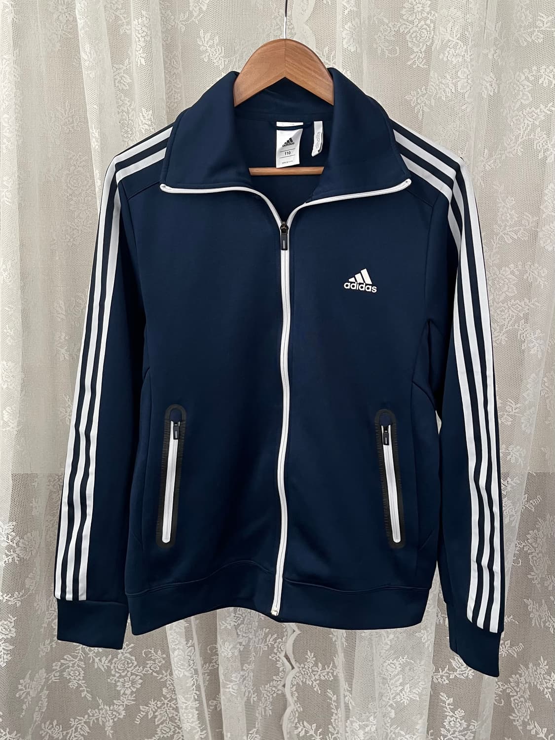 110)아디다스 니트 AK 3S 져지 네이비 트랙탑 상품이미지1