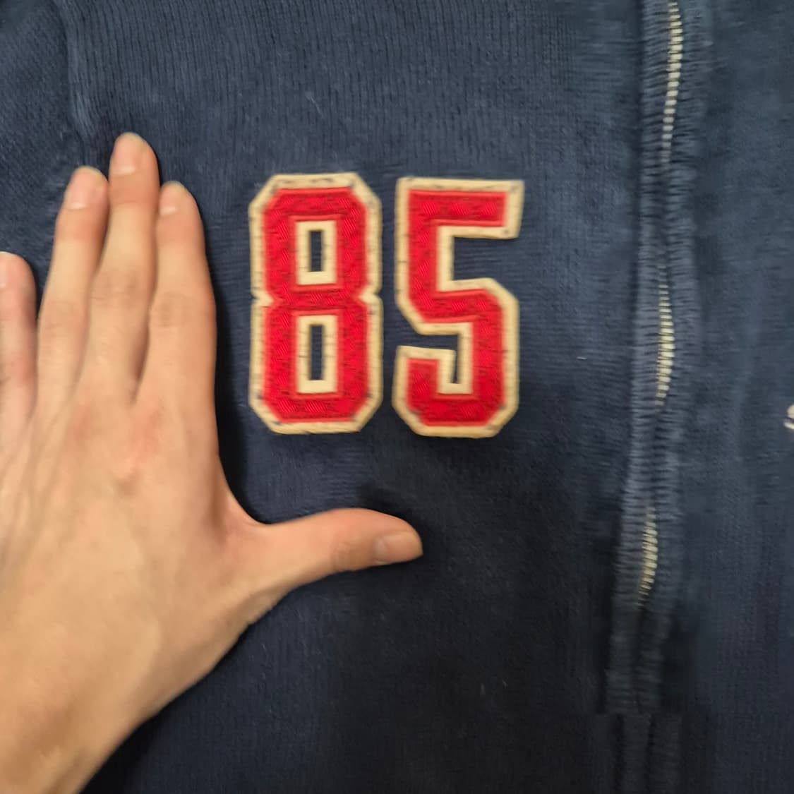 타미힐피거 올드스쿨 니트집업 상품이미지4