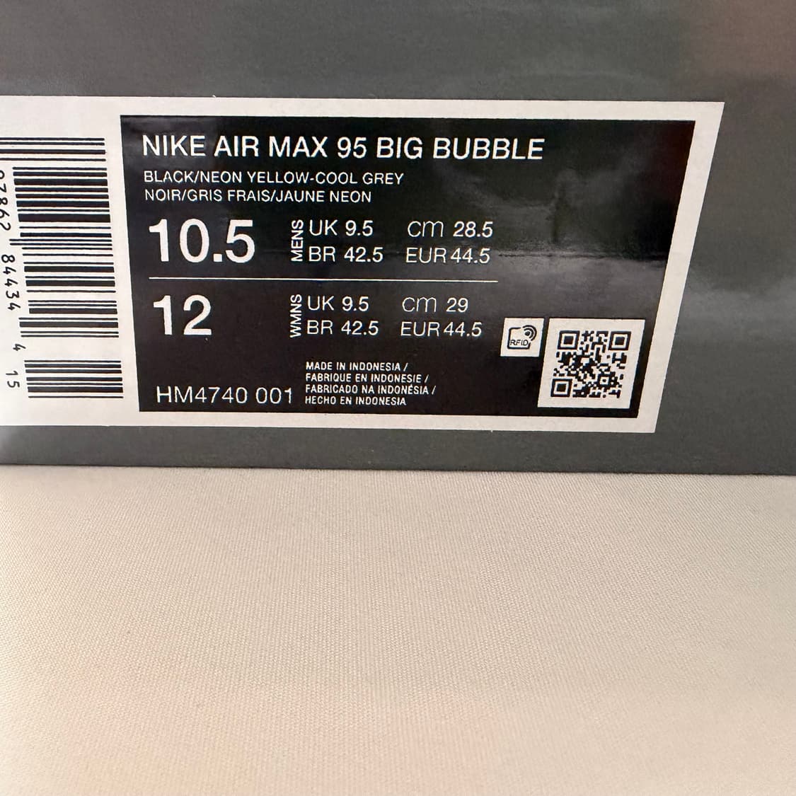 [새상품] (285) 나이키 에어맥스 95 네온 2025 상품이미지10
