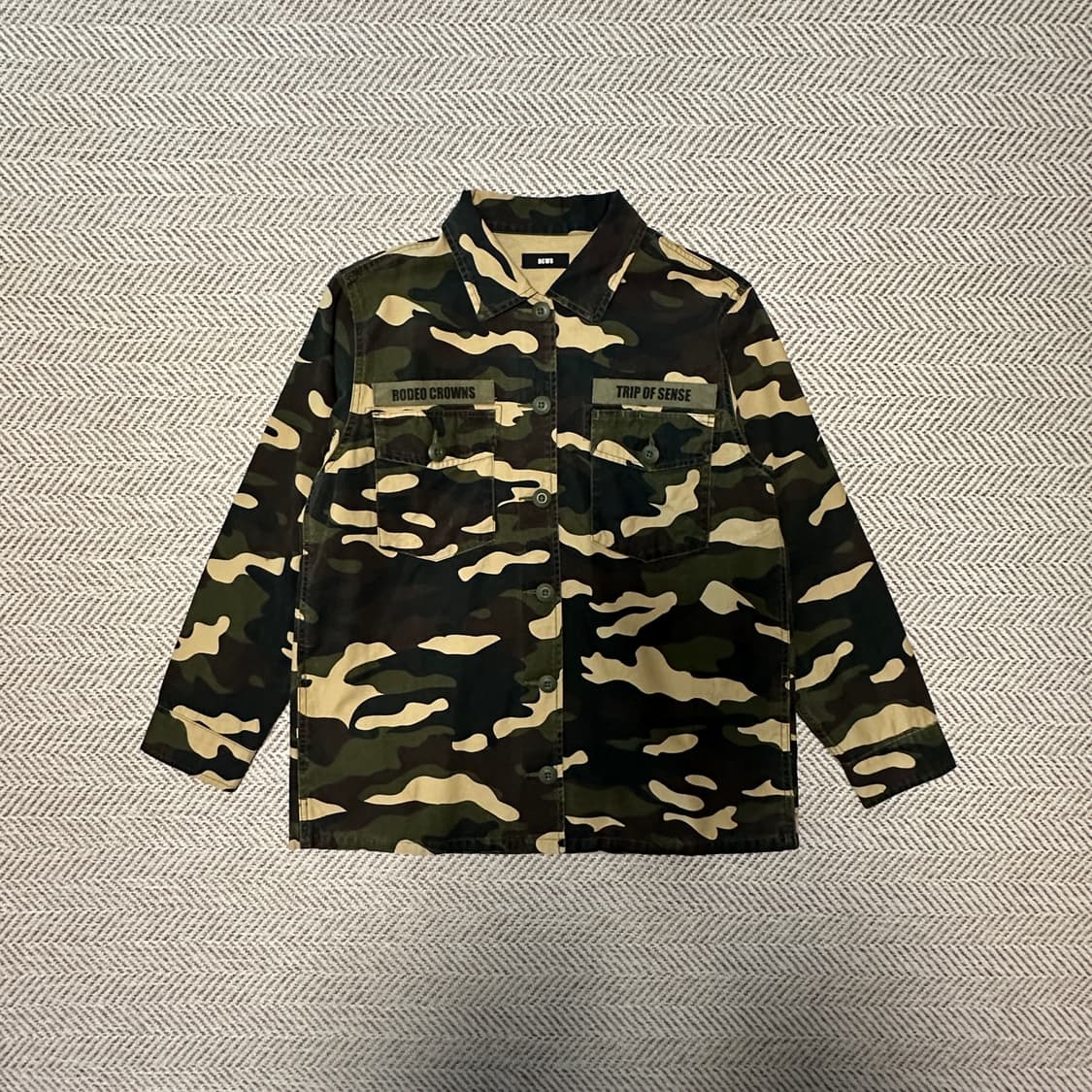 RODEO CROWNS camo smile work shirt 상품이미지1