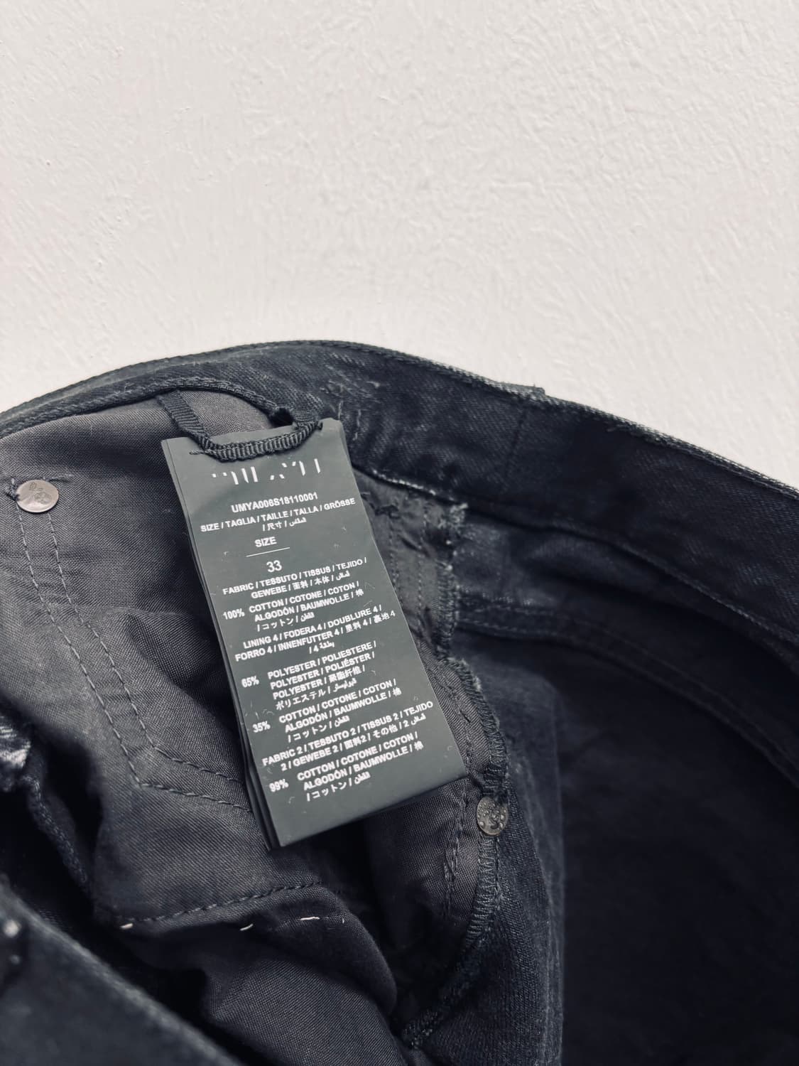 (새 상품) 벤 타버니티 언라벨 프로젝트 도킹 체크 셔츠 데님 팬츠 상품이미지7