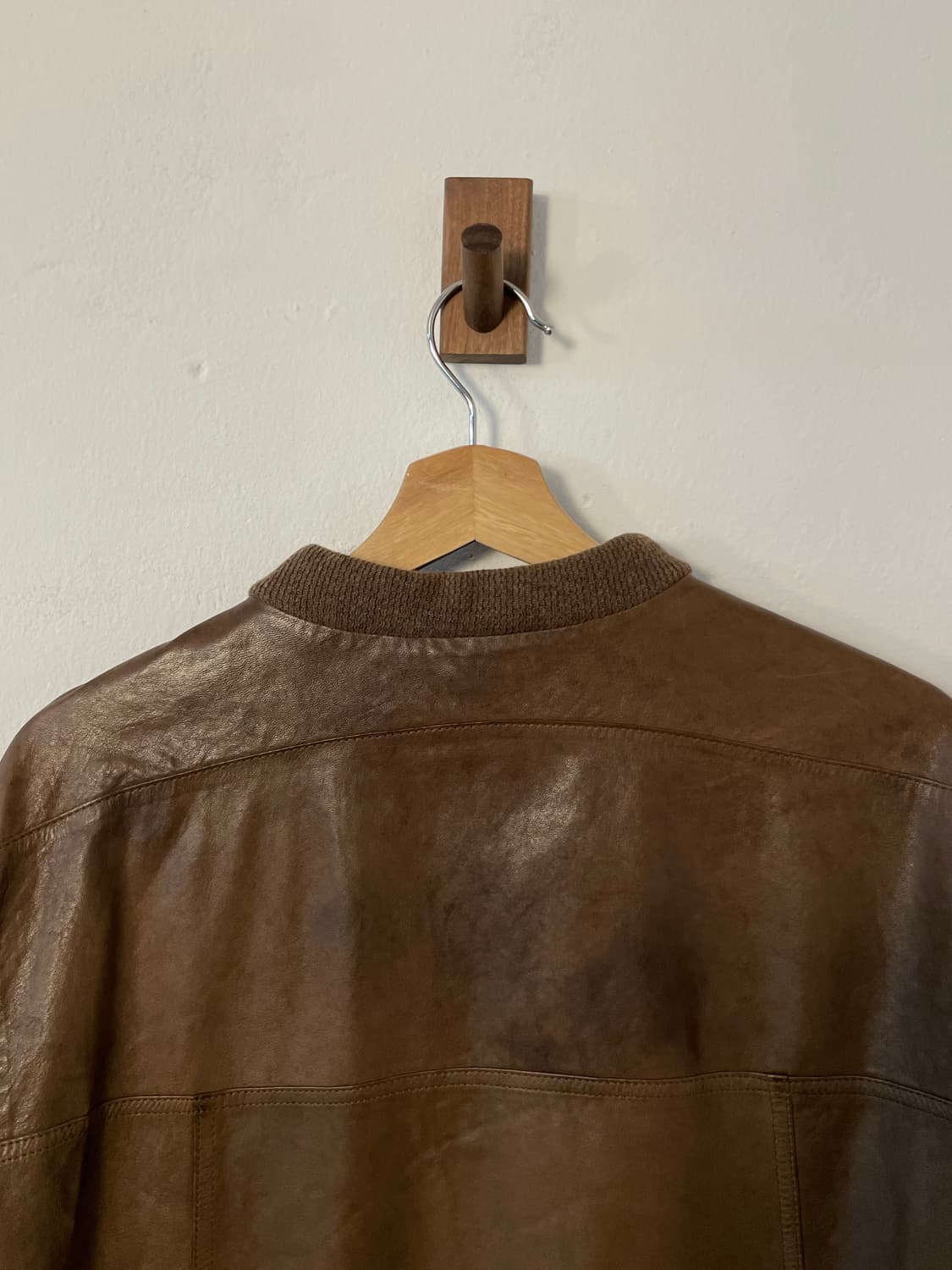 앤클라인 레더 자켓  상품이미지9