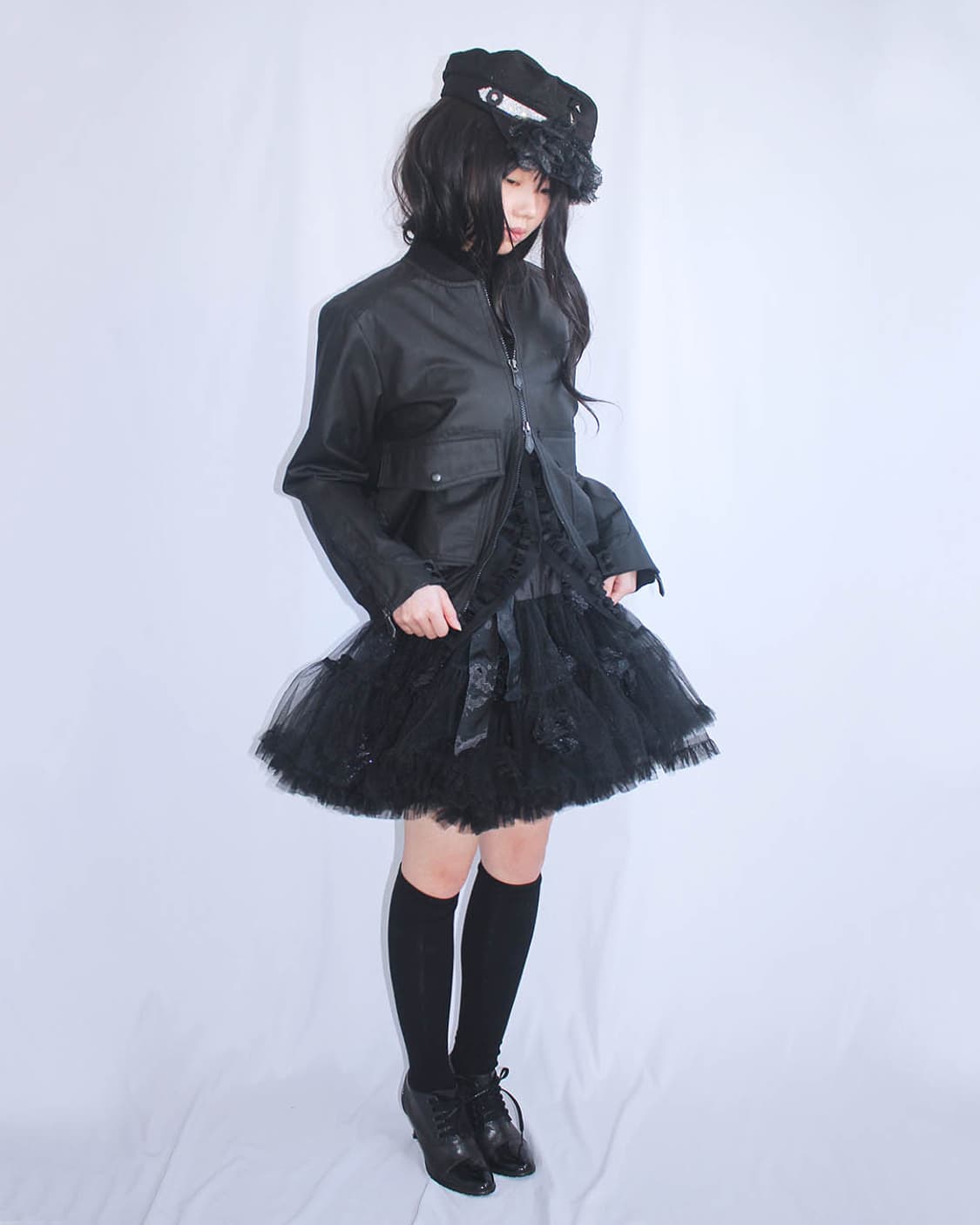 Avant-garde flower voluminous tutu skirt 상품이미지2