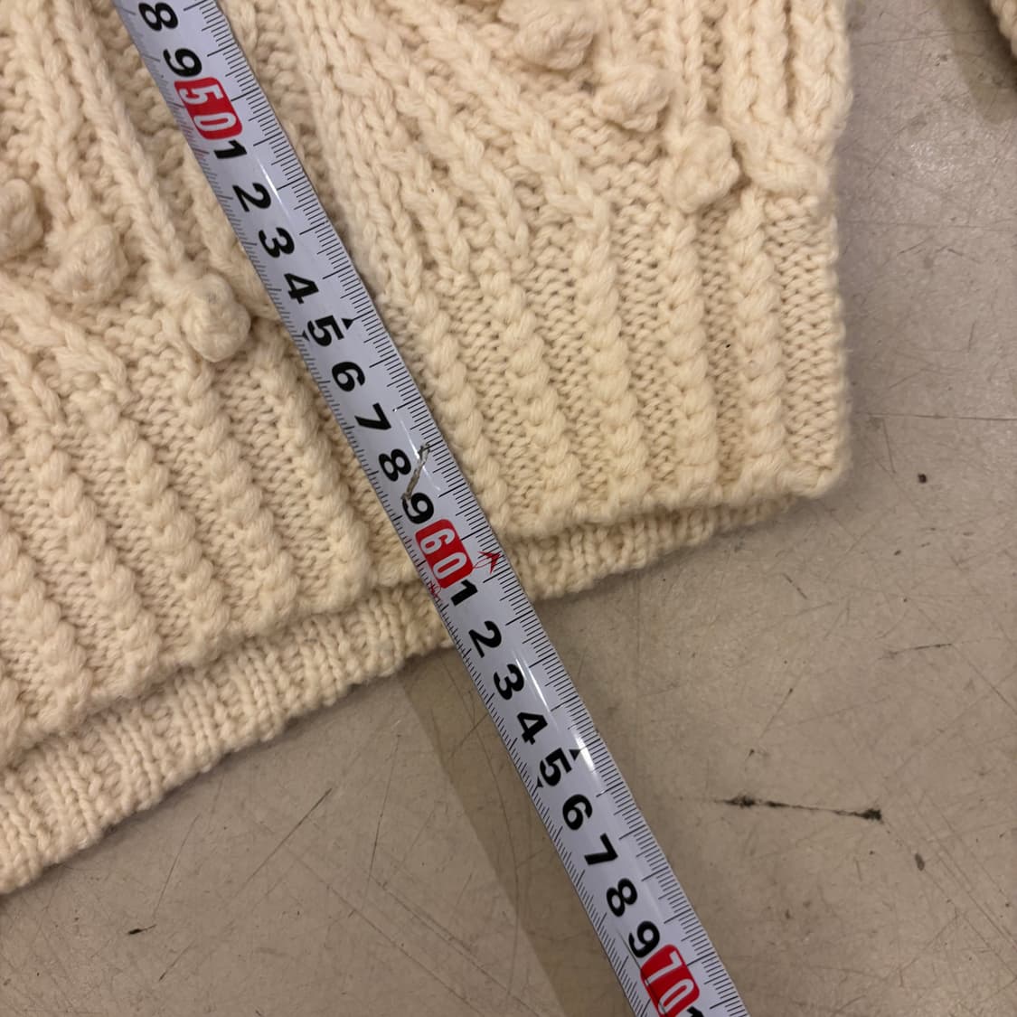 빈티지 케이블 패턴 니트 상품이미지4