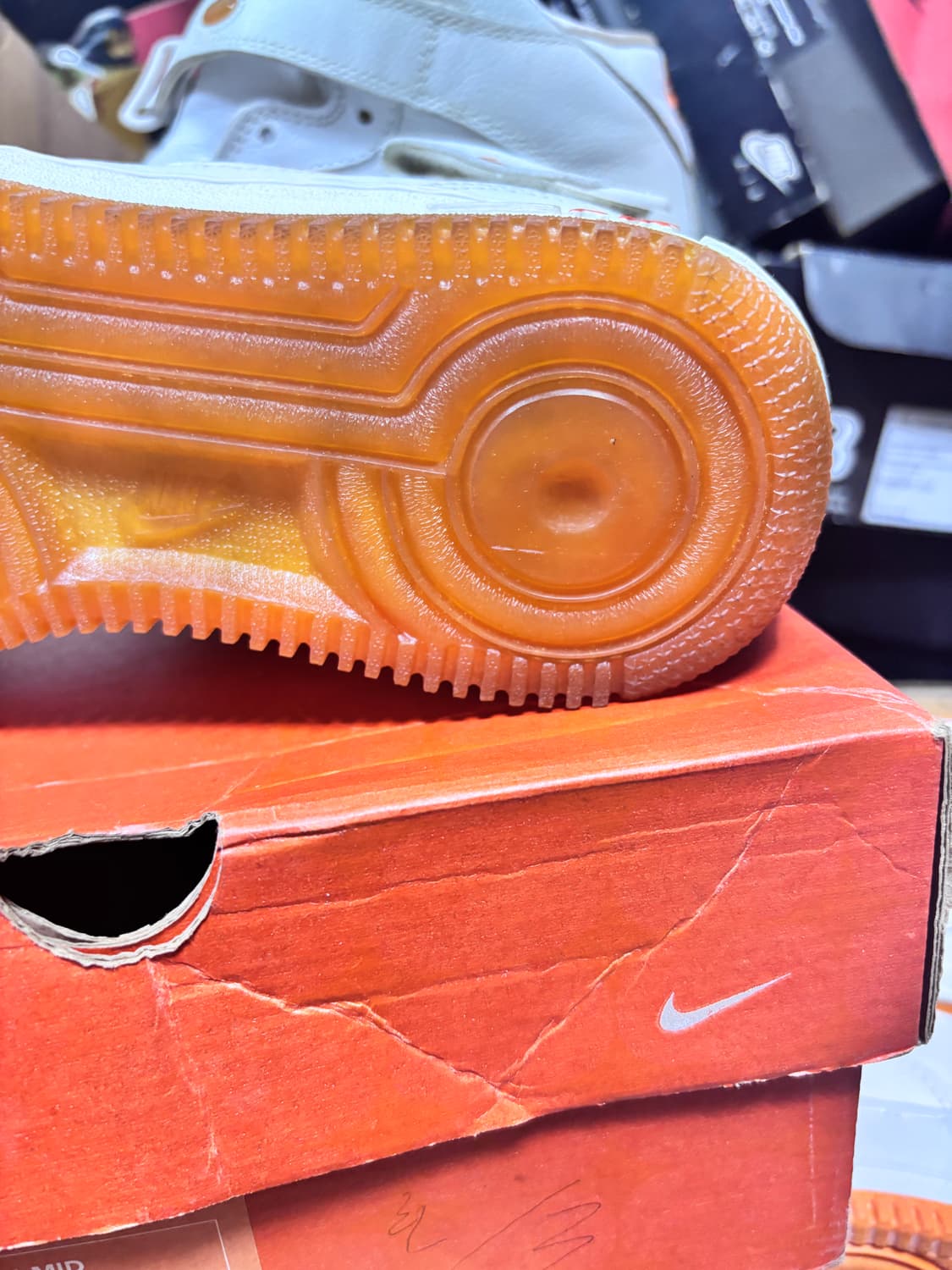 나이키 에어포스1 흰주 2001 신품 상품이미지7