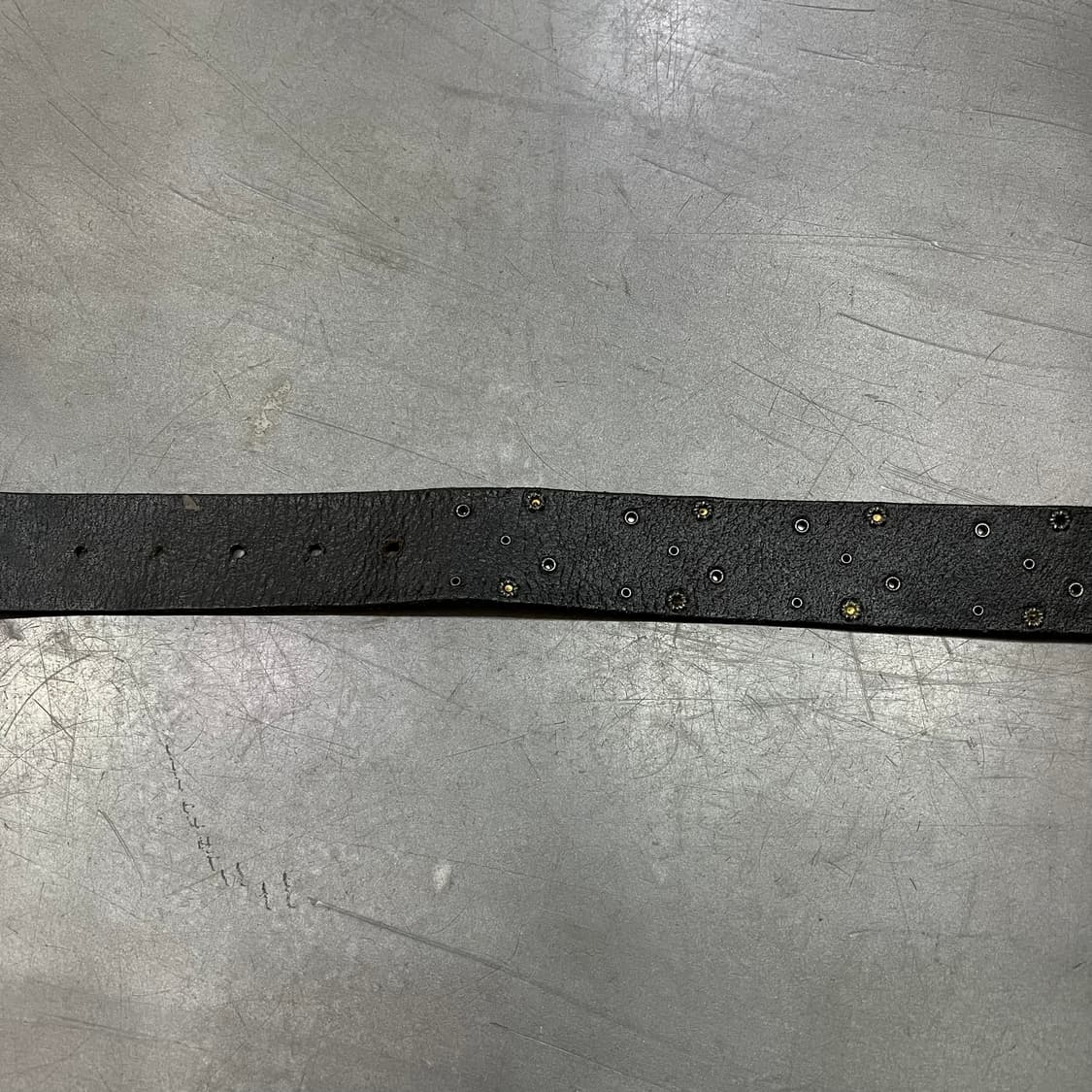  디젤 리얼레더 스터드 벨트 y14619 상품이미지4