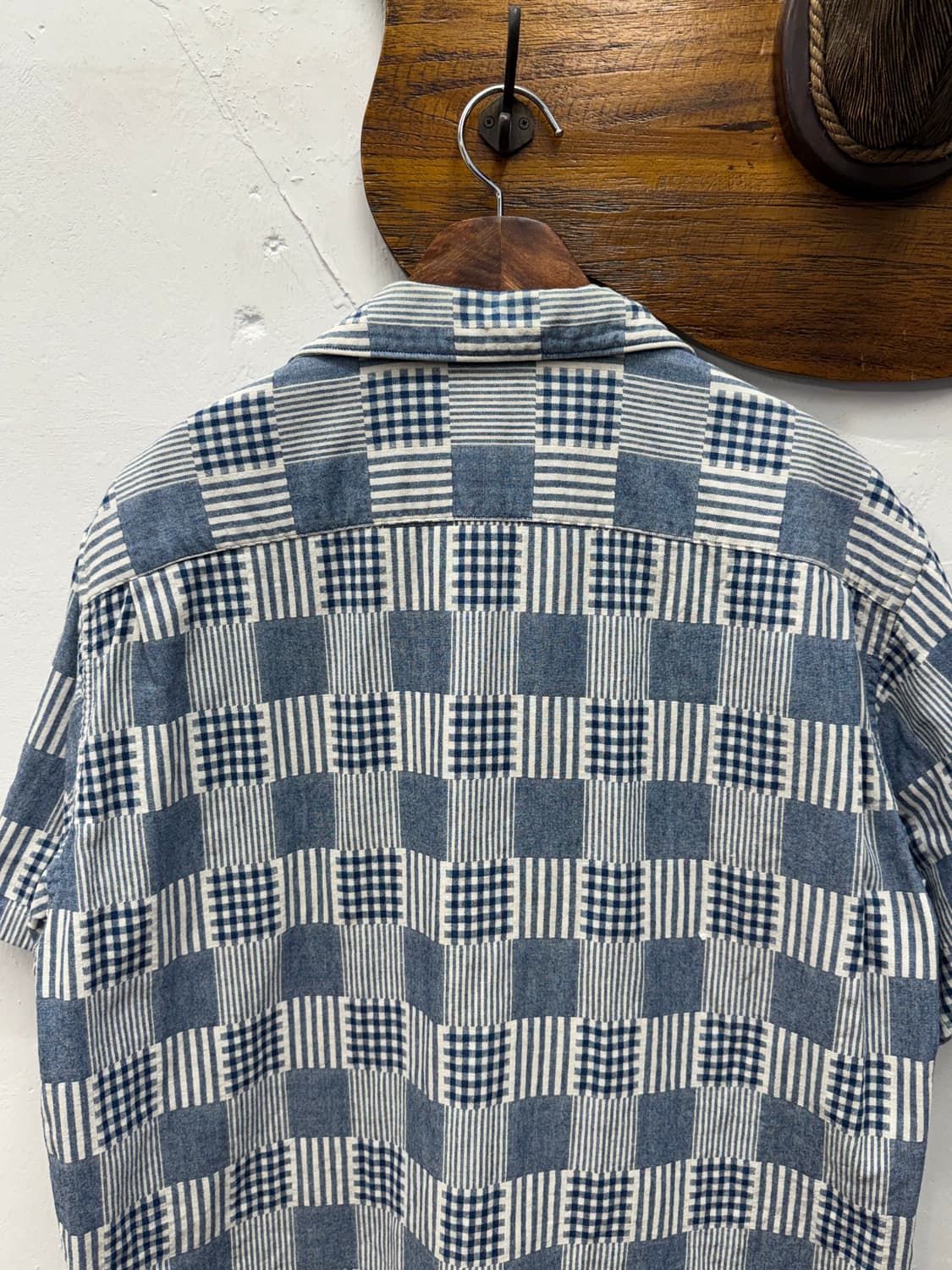 LESVIS à BOIS Patchwork Short Sleeve 상품이미지6