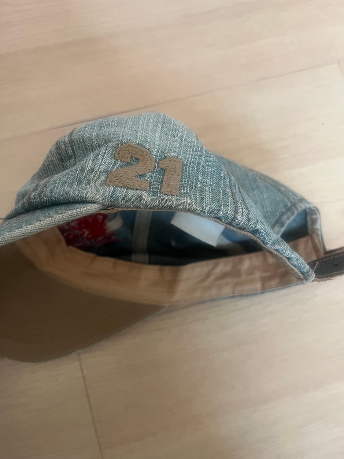 빈티지 데님 볼캡 모자 상품이미지2