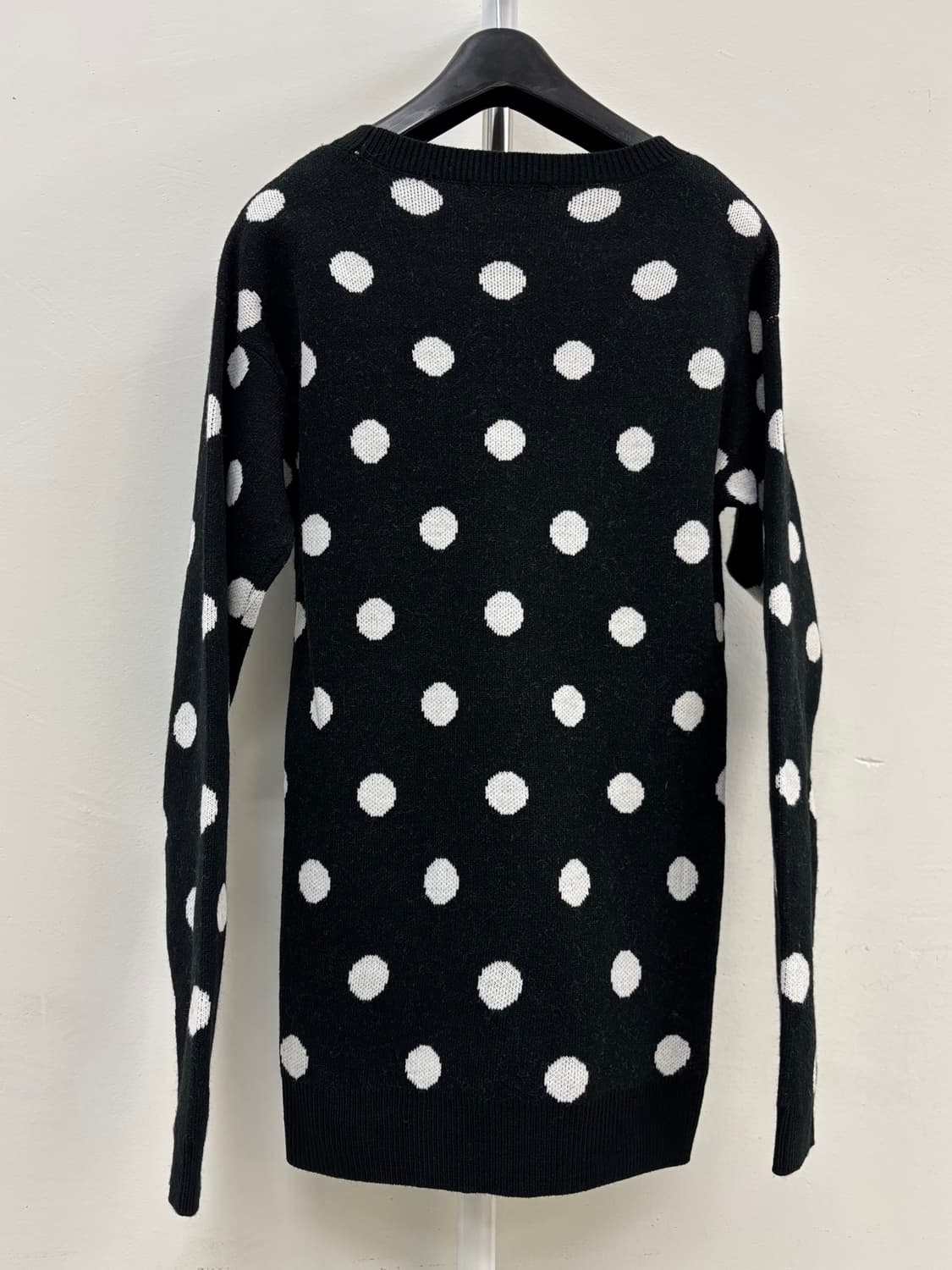 빈티지 블랙 도트 니트 상품이미지7