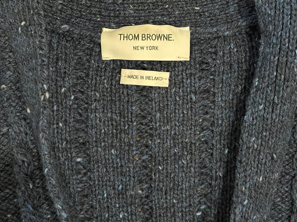 Thom Browne Aran cable knit cardigan 상품이미지5