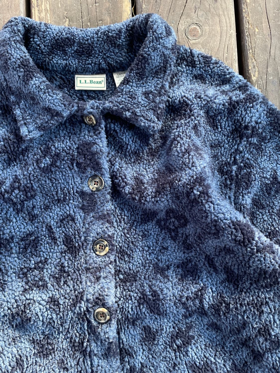 90s L.L. Bean jacquard Fleece JK 상품이미지7