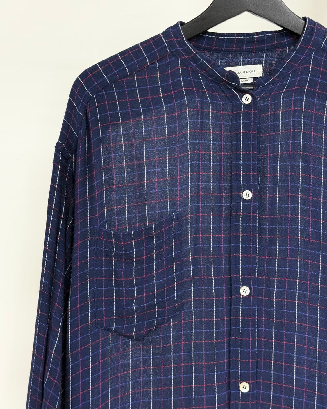 이자벨 마랑 에뚜왈 블루 디퓨젼 셔츠 드레스 상품이미지3