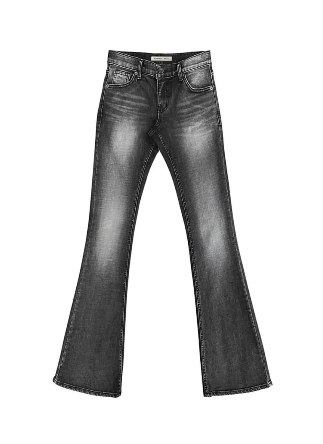 보헤미안서울 부츠컷 데님 팬츠 그레이 L 상품이미지1