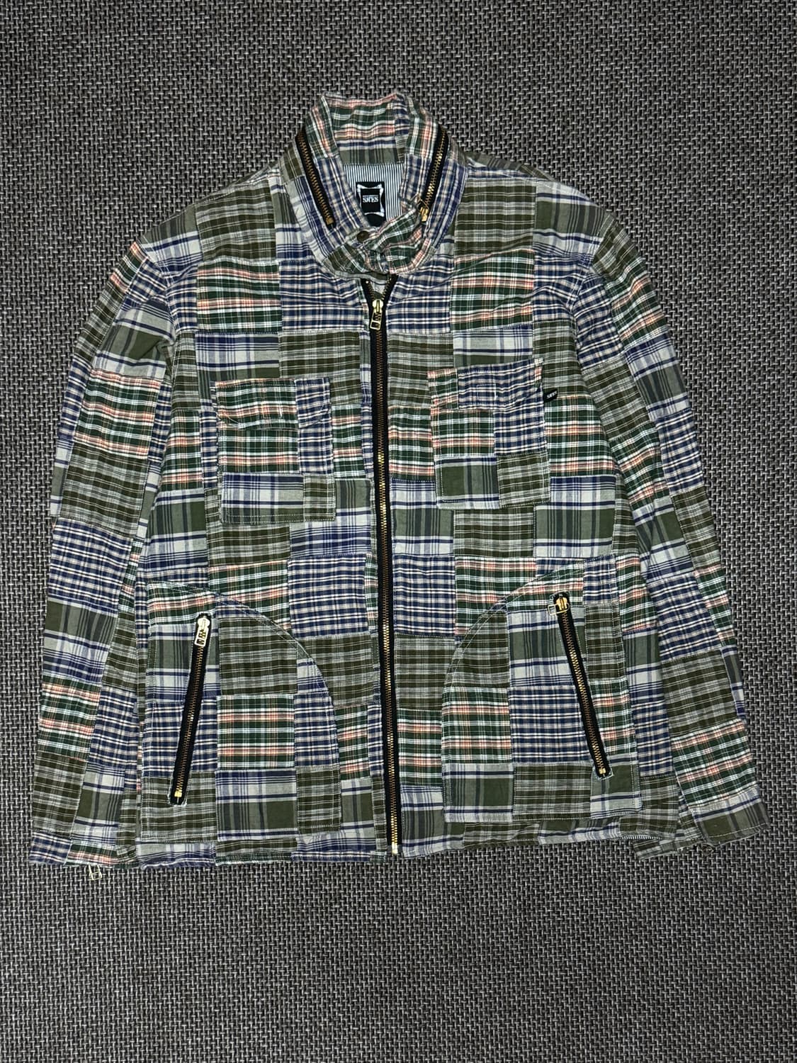 Project Srs by SRES Japan 패치워크 마드라스 자켓 상품이미지1