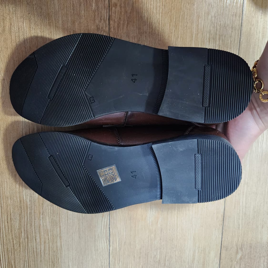 미사용 남성 구두 로퍼 260 상품이미지3