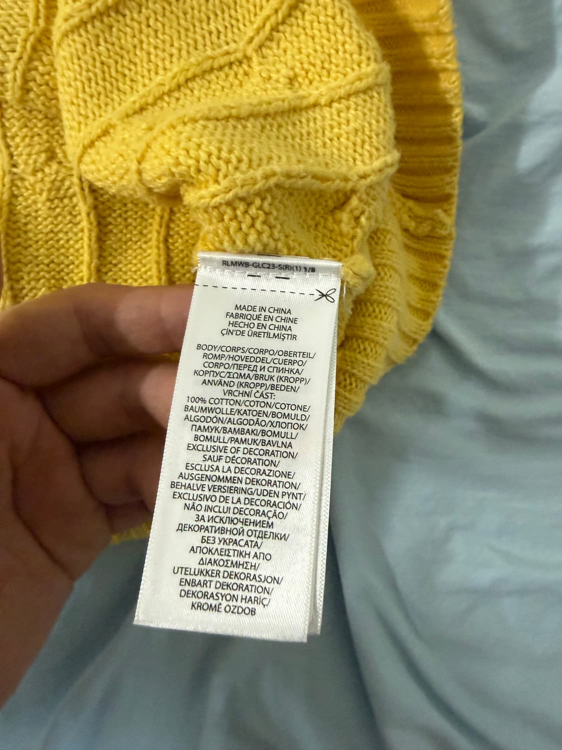 폴로 케이블 니트 상품이미지3