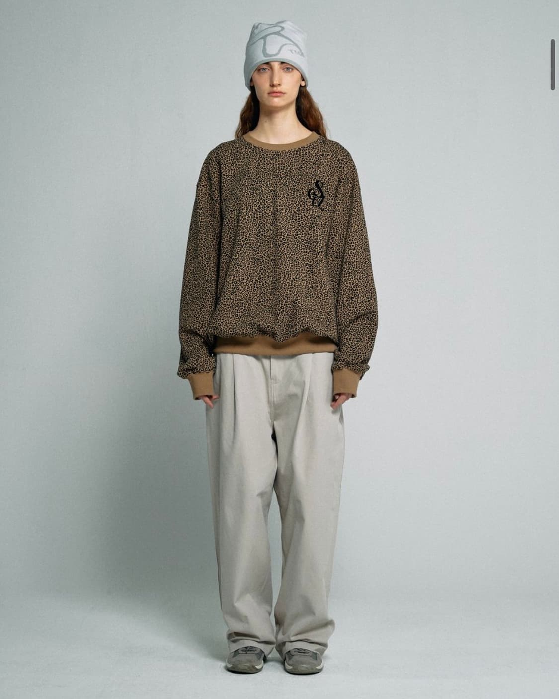 스컬프터 코튼 팬츠 베이지 상품이미지1