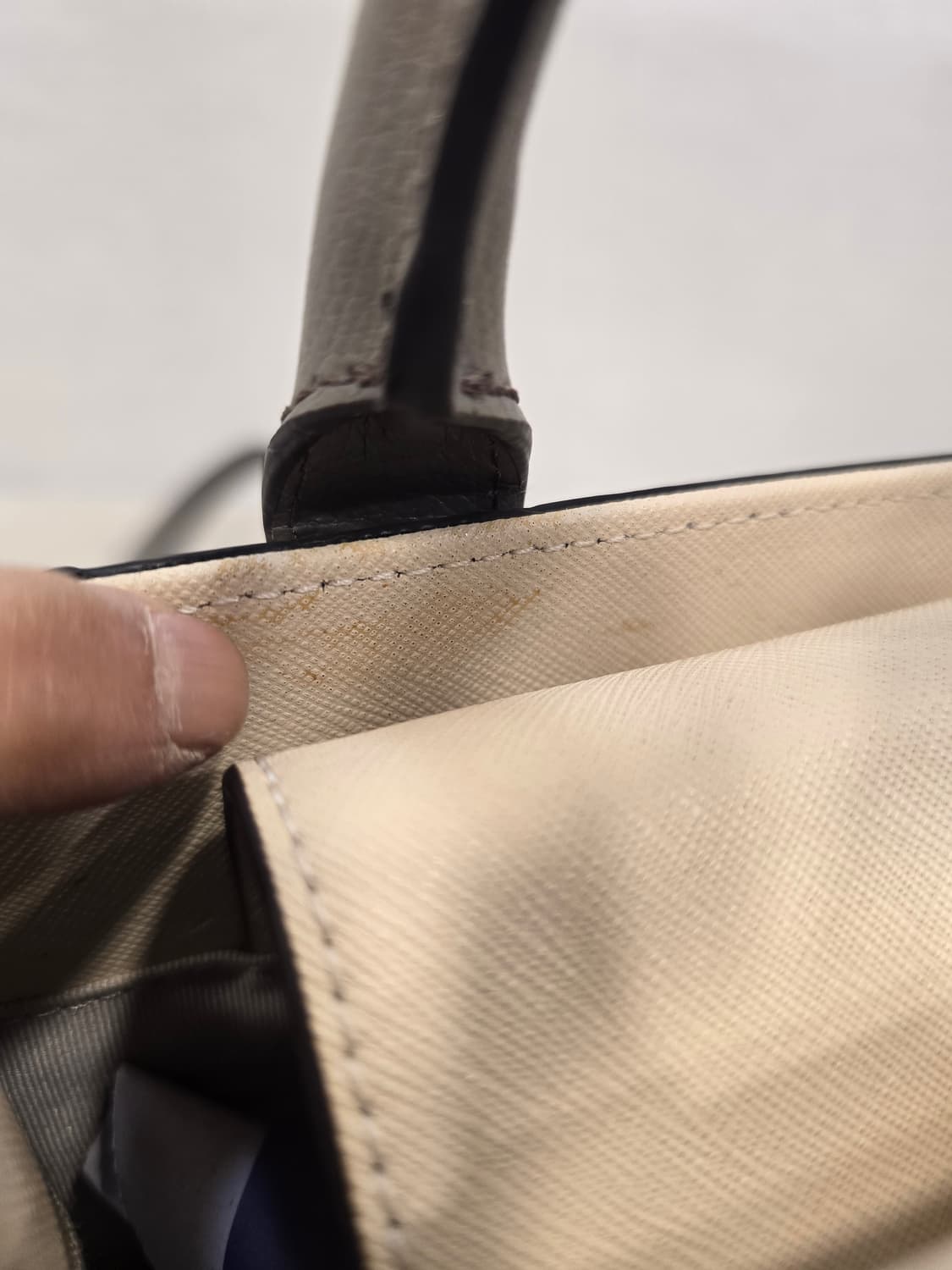 더블엠 토트백 숄더백 크로스백 베이지/화이트/그레이 상품이미지9