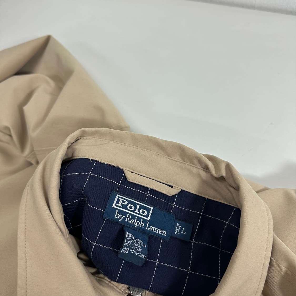 L 105 폴로 랄프로렌 베이지 스윙탑 자켓 상품이미지4