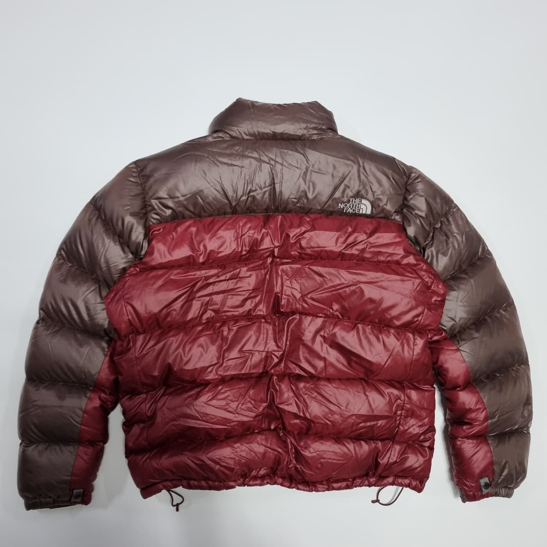 노스페이스 브라운/와인 패딩  상품이미지2