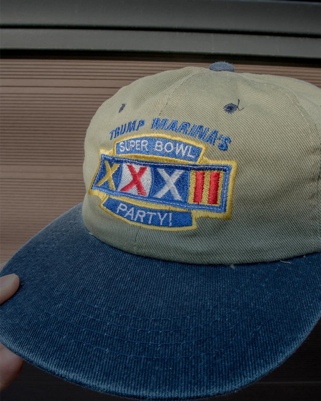 96's 슈퍼볼 투톤 데님 캡 상품이미지2