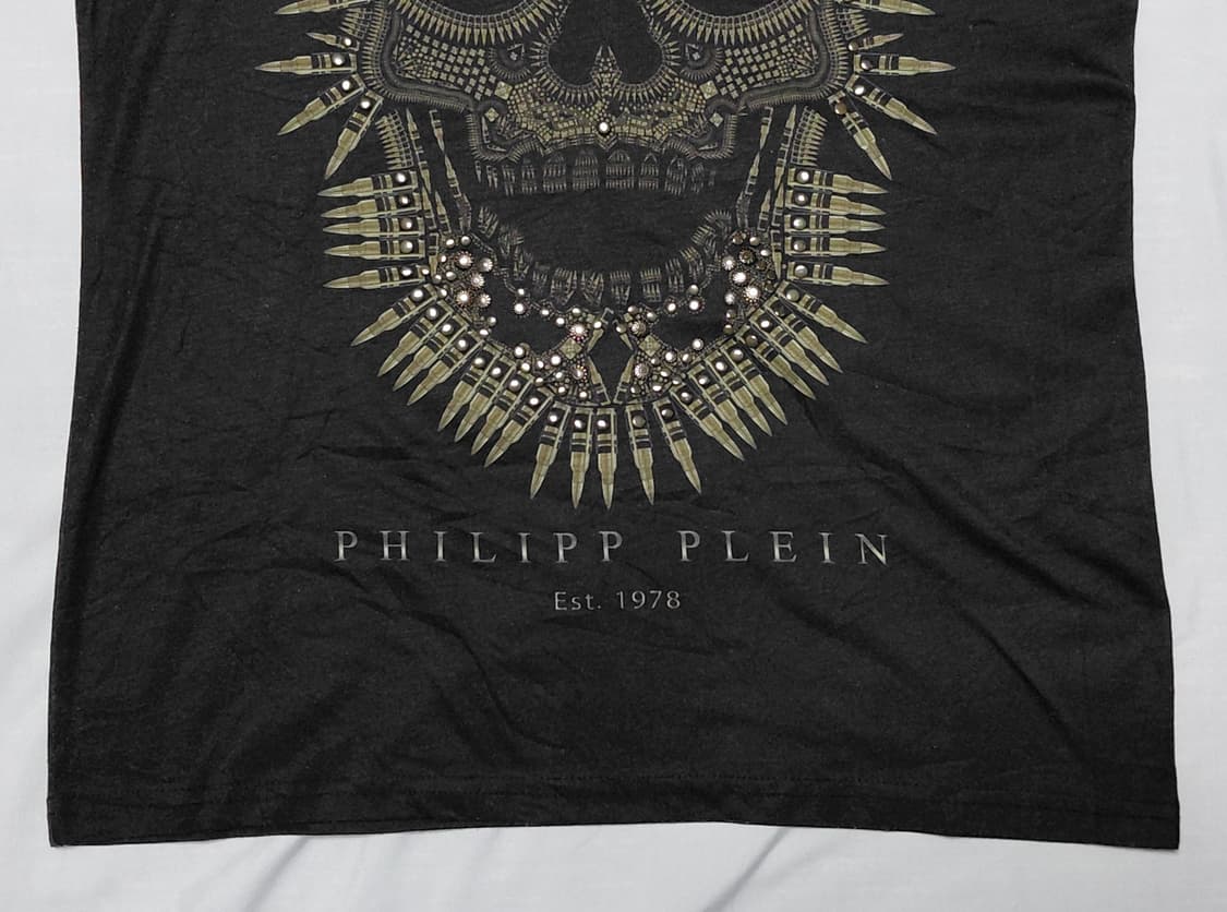 [S] Philipp Plein 불렛프루프 에디션 스컬 반팔 티셔츠 상품이미지3