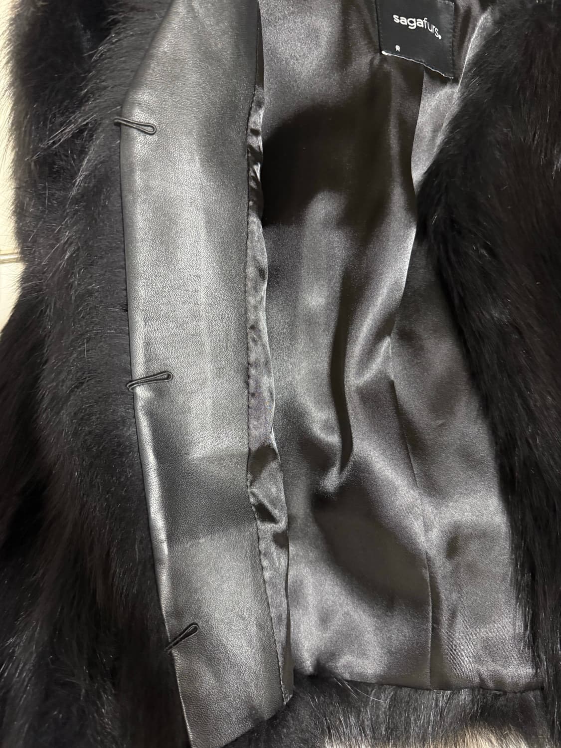 ORE 폭스 퍼 자켓 블랙 FREE / 샘플세일 구매 상품이미지9