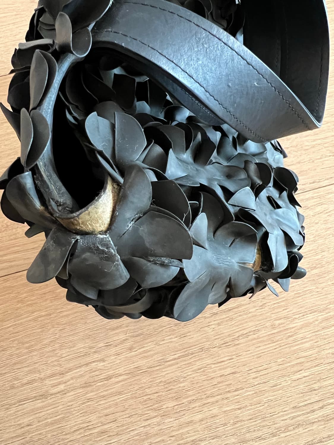 꼼데가르송 러버 플라워 토트백 CDG 블랙 상품이미지6