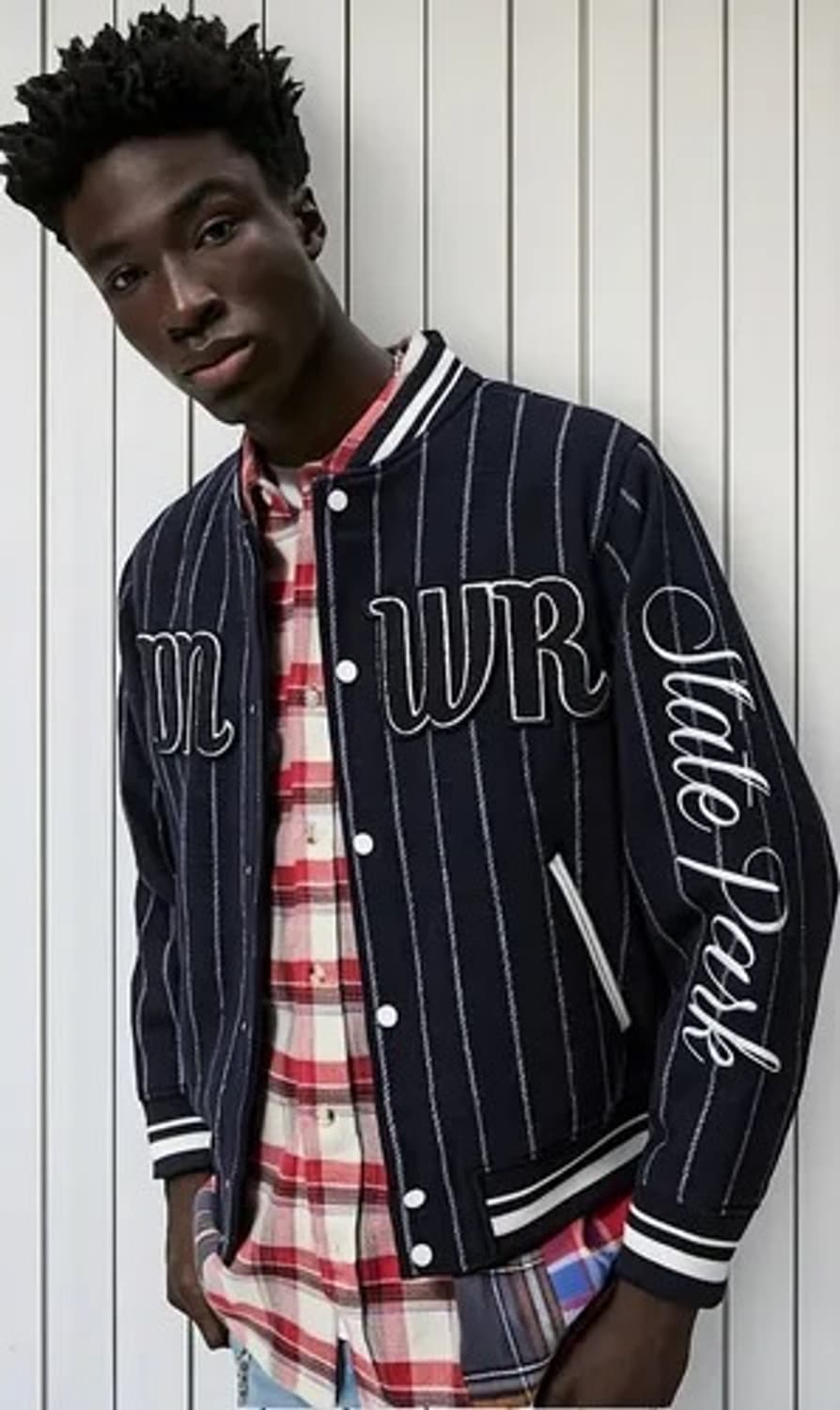 Zara 자라 스트라이프 바시티 자켓, 야구 점퍼 상품이미지4