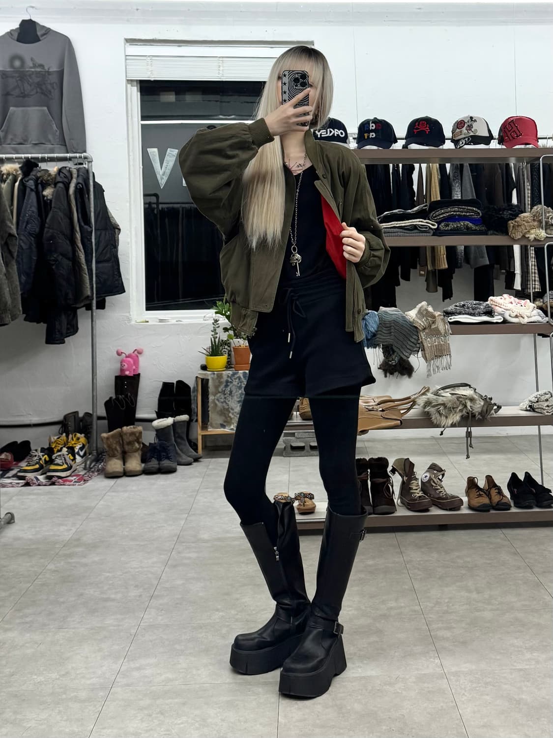 Eproove 스터드 블루종 자켓 상품이미지7