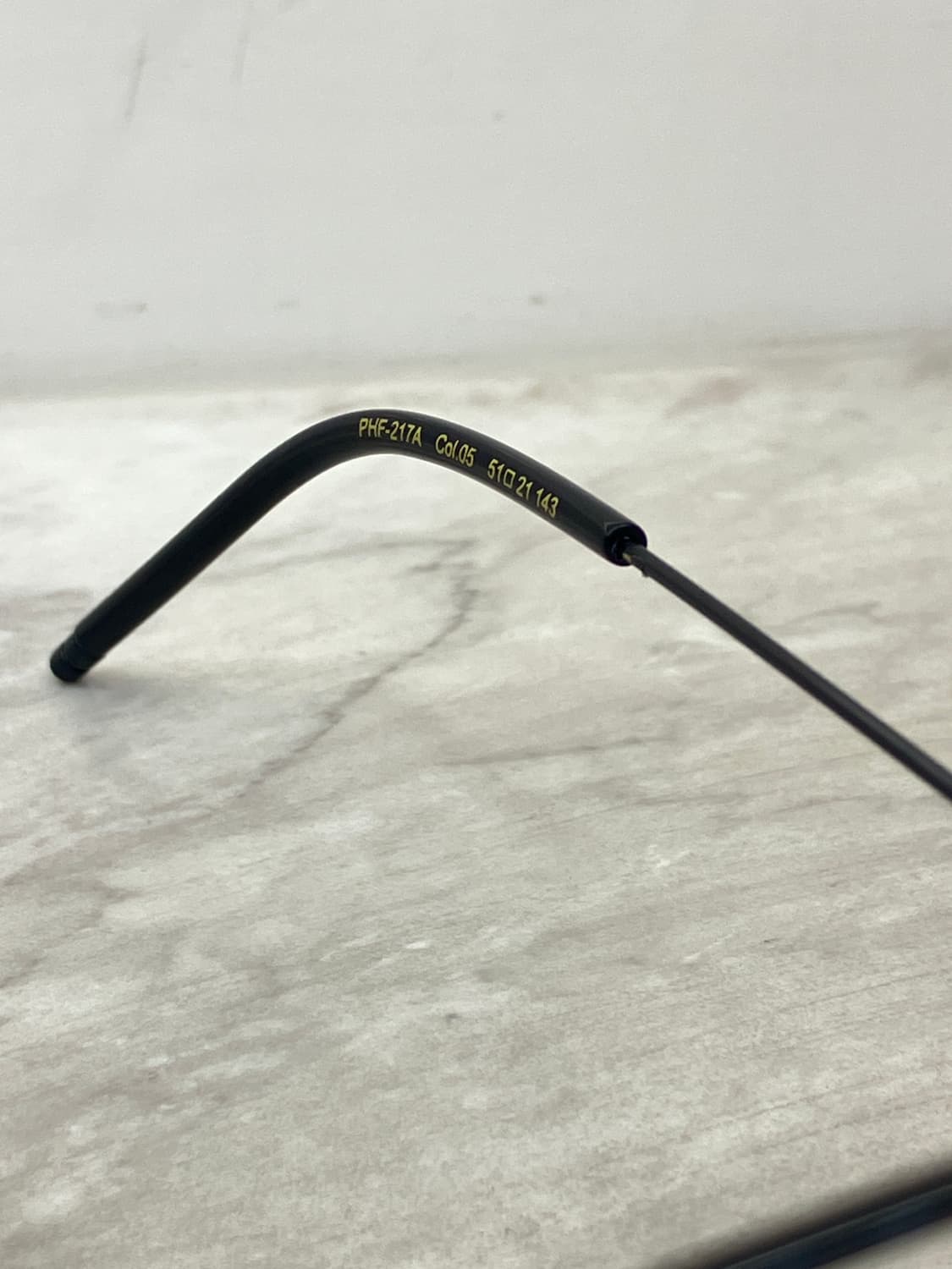 B40 폴 휴먼 Paul hueman 블랙 라운드 반무테 안경 상품이미지8