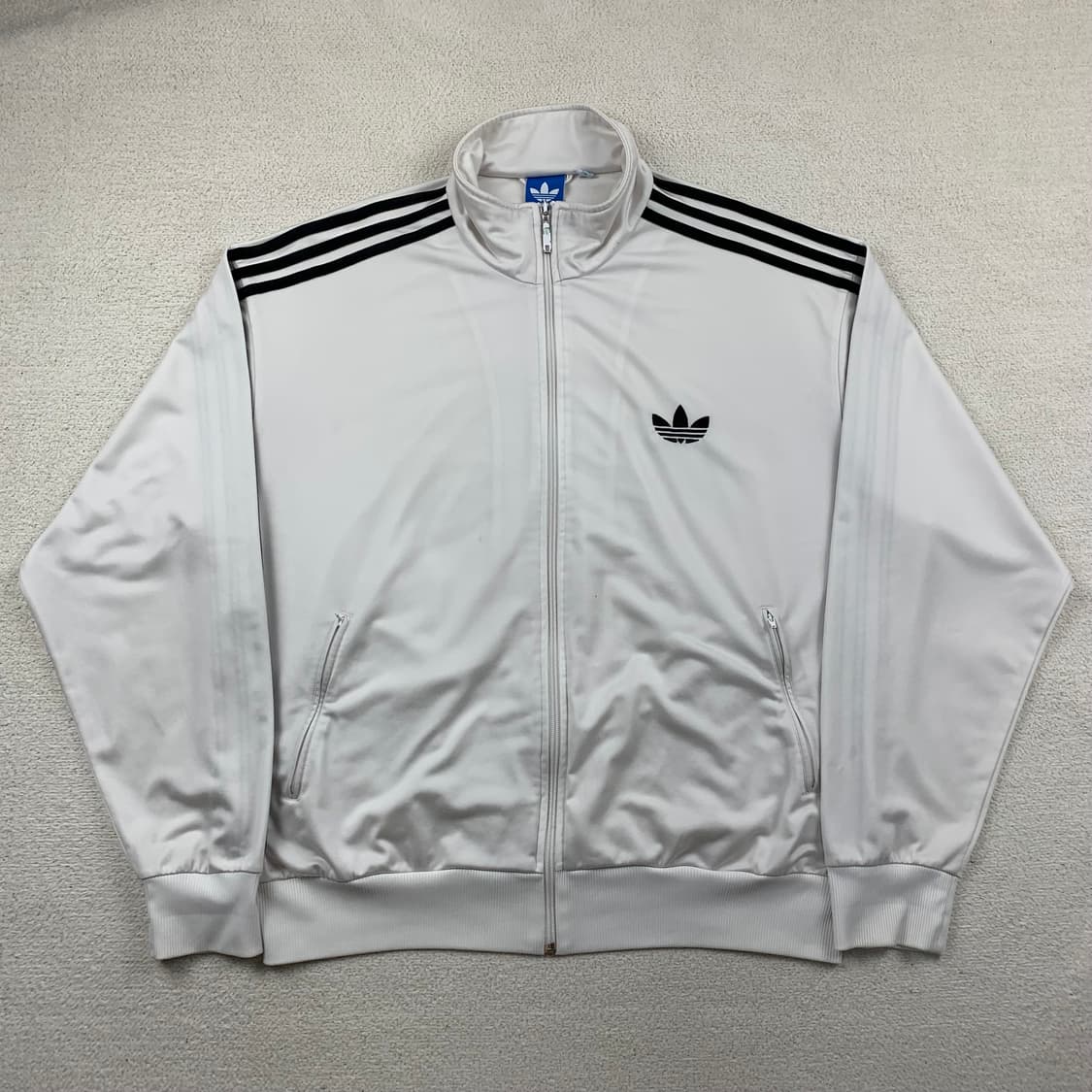아디다스 구형 파이어버드 트랙탑 져지 화이트 빅사이즈  상품이미지1