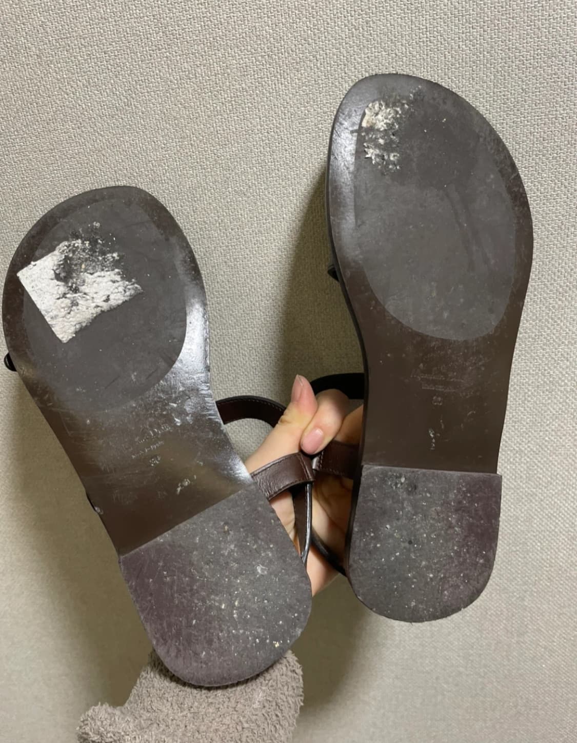 Massimo Dutti 브라운 샌들 36 (풀박스) 상품이미지4