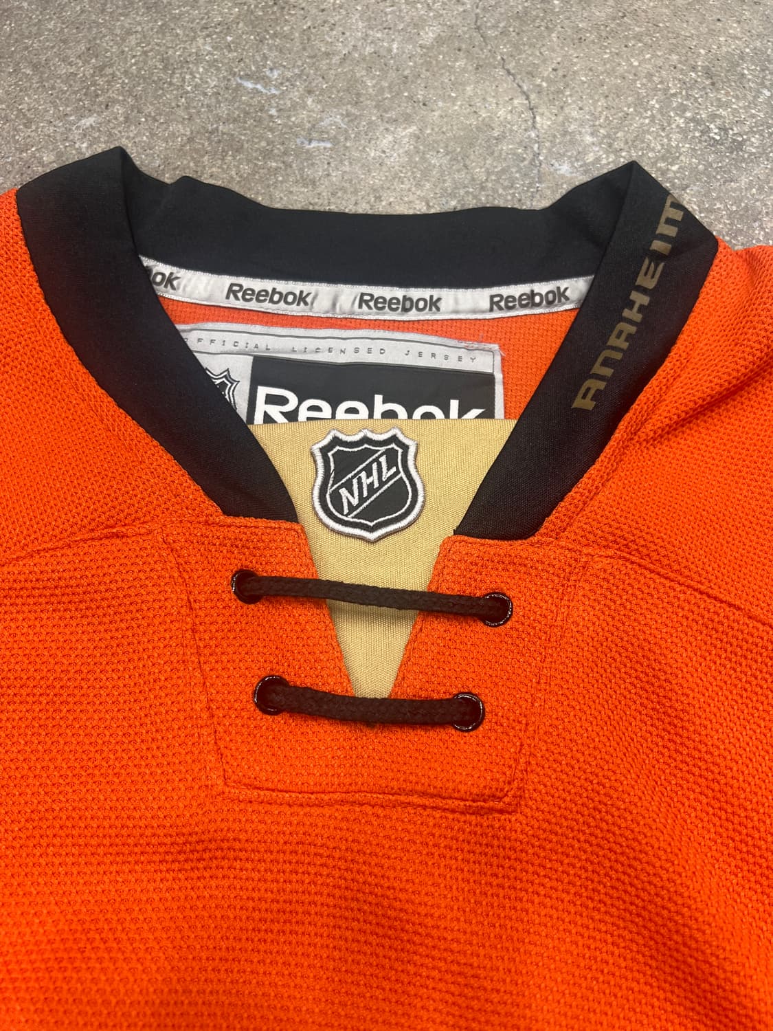 리복 NHL 애너하임 덕스 홈 져지 상품이미지4