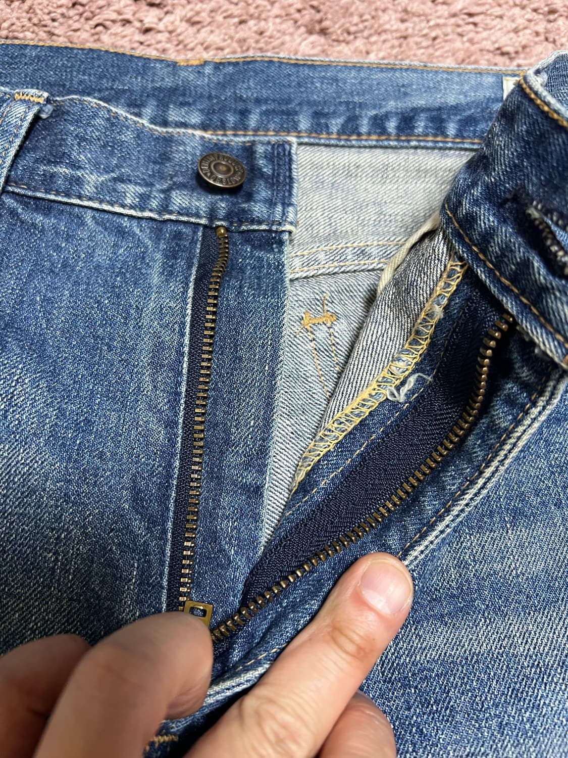 오어슬로우 부츠컷 데님 상품이미지5