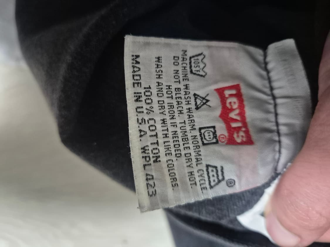 90s usa 리바이스 501 501-0660 흑청 상품이미지3