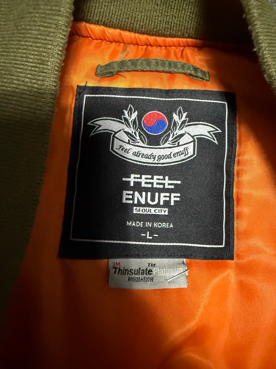 필이너프 MA-1 항공점퍼 상품이미지4