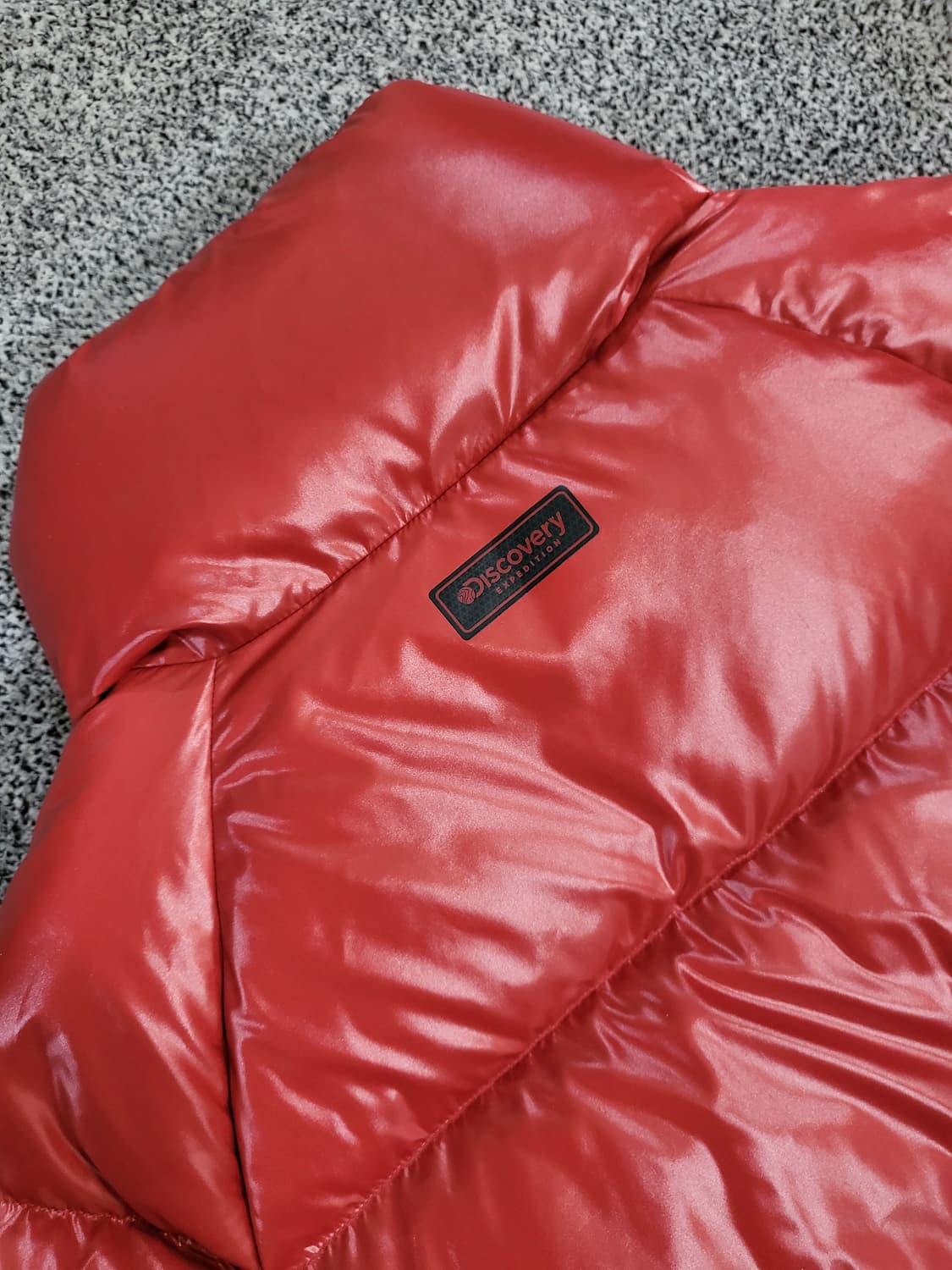 디스커버리 다홍색(Coral) 롱 패딩 상품이미지9